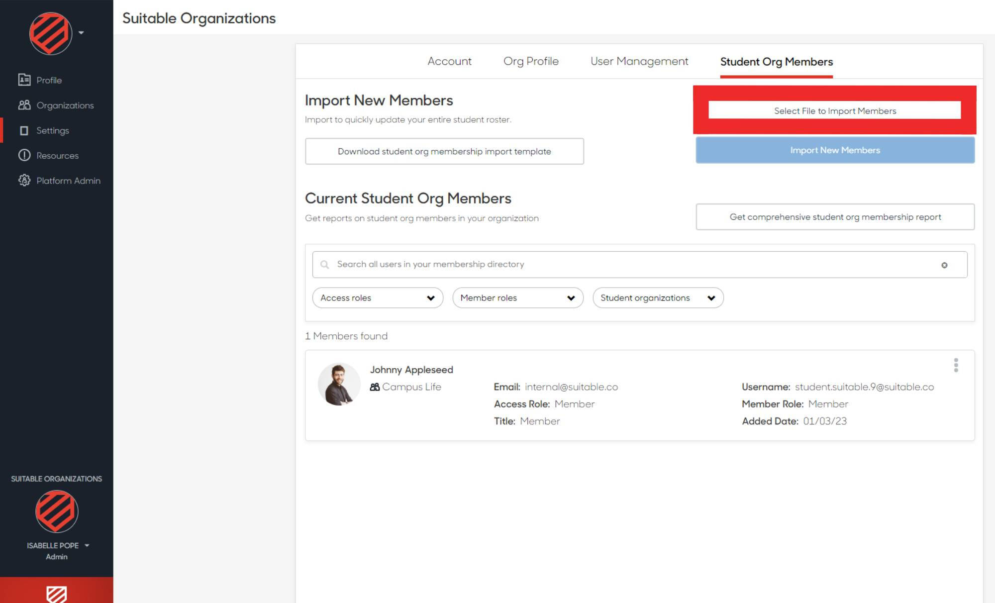 Adding Users Image